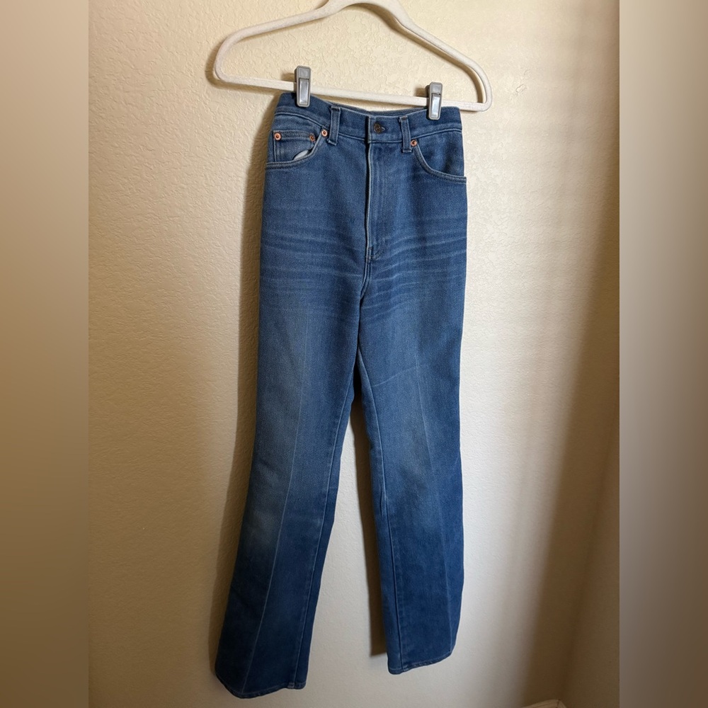 Vintage 60s Levis Big E Flare Jeans Size 2
